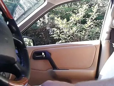 בלונדינית מפותלת בלונדיניות ערומות מקיימת יחסי מין במכונית עם בעלה.